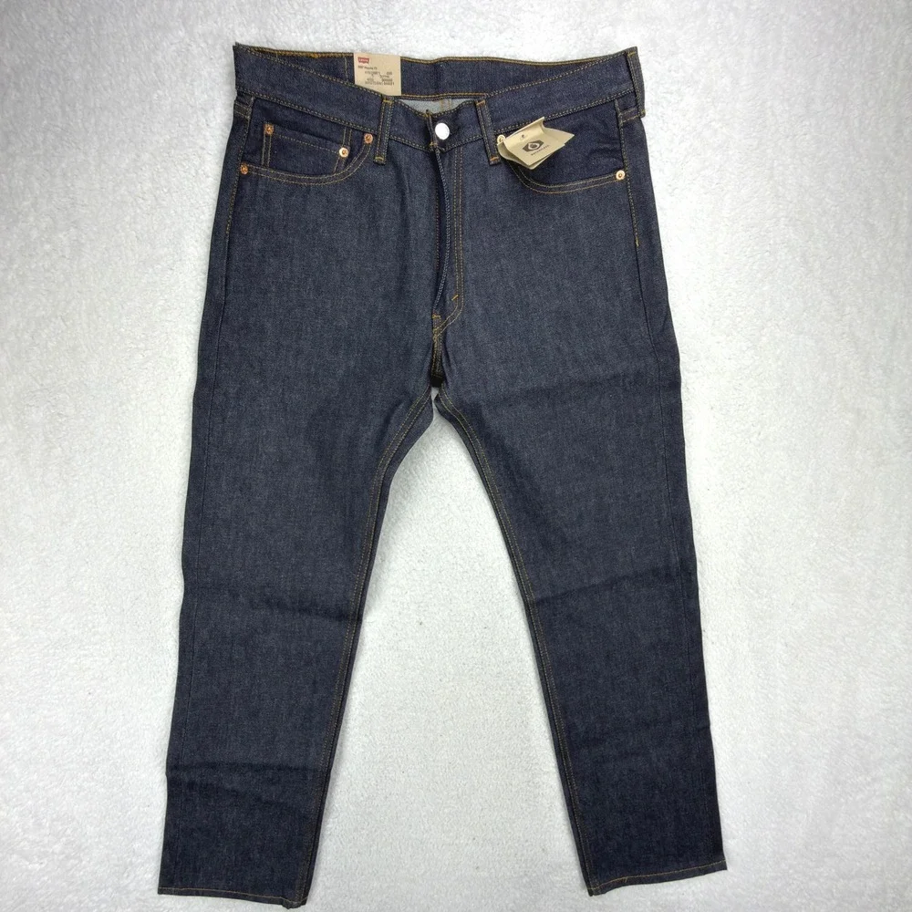 Levis‎ 505 Regular Fit Straight Leg Jeans Mens 33x32 Blue NWT Dark Wash